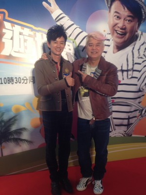 陳百祥和項(xiàng)明生攝于無線記者會(huì)