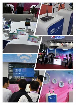 圖2：“移動終端新技術與供應鏈展”聯芯展臺重點展示最新四核智能手機和平板芯片平臺以及TD-LTE芯片。